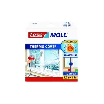 tesamoll® Termoizolační fólie na okna Barva: průhledná, Rozměr: 1,7 m : 1,5 m, Doplňující informace: 1 fólie, 1 role pásky – Hledejceny.cz