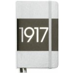 Hardcover 187 Numbered Pages Notebook Pocket A6 Plain Silver – Hledejceny.cz