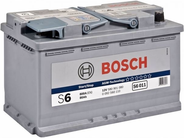 Bosch S6 12V 80Ah 800A 0 092 S60 110