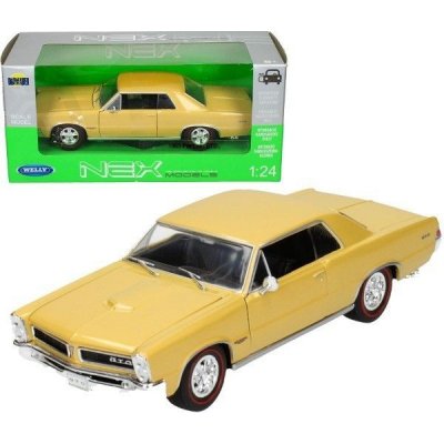 Welly Auto PONTIAC GTO 1965 žlutá 1:24 – Zbozi.Blesk.cz