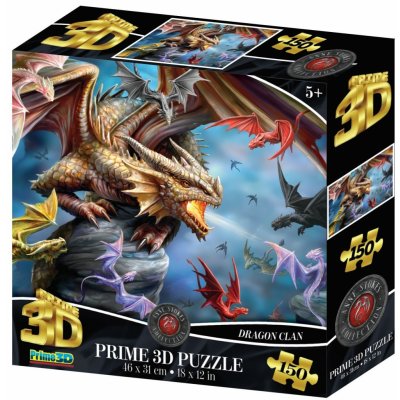 PRIME 3D PUZZLE Dračí klan 150 ks