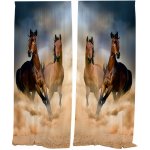 IMPAR Závěsy Koně (Rozměr : 140x250, Materiál: Interlock) – Hledejceny.cz