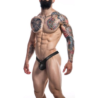 Cut4Men Pouch Enhancing Thong Black Leopard – Zboží Dáma