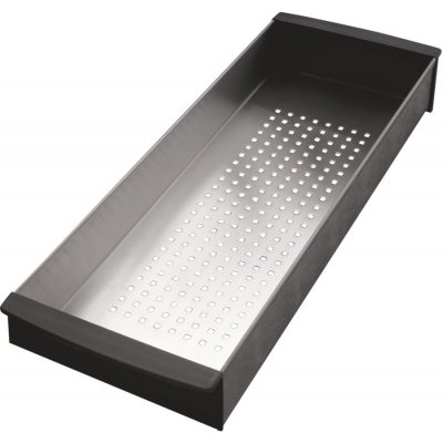 Odkapávací miska do velké komory dřezu FRANKE 112.0066.060, 156 mm x 417 mm, nerez / černý plast – Hledejceny.cz