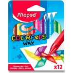 Maped Trojhranné voskovky Color´Peps Wax 12 barev – Sleviste.cz