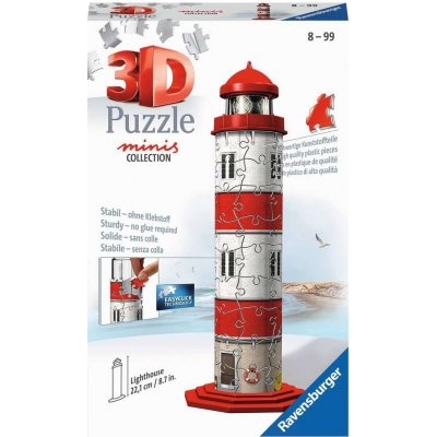 Ravensburger 3D puzzle Mini budova Maják 54 ks – Zboží Mobilmania