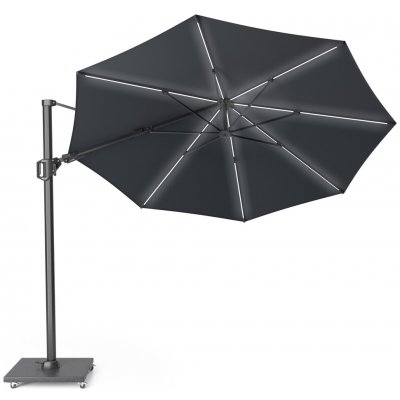 Platinum Náhradní vrchlík na kruhový slunečník Challenger T2 Glow-LED 350 cm Anthracite – Hledejceny.cz