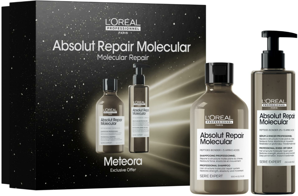 L'Oréal Professionnel L’Oréal Professionnel Serie Expert L’Oréal Professionnel Serie Expert Absolut Repair Molecular posilující šampon pro poškozené vlasy 300 ml + L’Oréal Professionnel Serie Expert Absolut