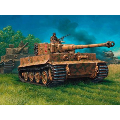 Revell slepovací model Tank Pz Kpfw VI Tiger I Ausf. E 1:72 – Zbozi.Blesk.cz