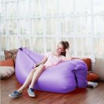 DR 9688 Nafukovací vak Lazy Bag Fialová – Zboží Dáma