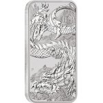 Perth Mint Stříbrná mince Dragon Rectangular Obdélník 1 Oz – Zboží Mobilmania