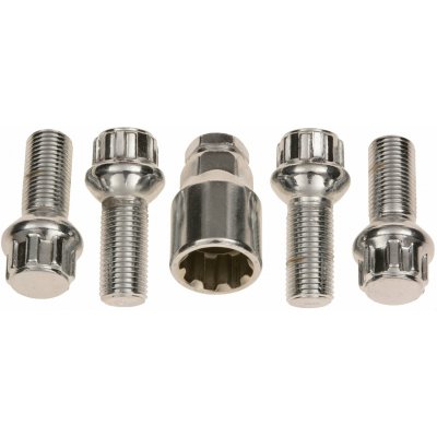 ACI Bezpečnostní šrouby na kola, závit M14x1.5, kulové sedlo, délka závitu 27 mm (sada 4 ks) | Zboží Auto