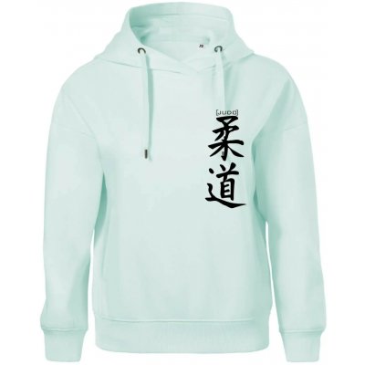 Judo nápis japan Oversized mikina dámská Moon kratší + širší Frost – Hledejceny.cz