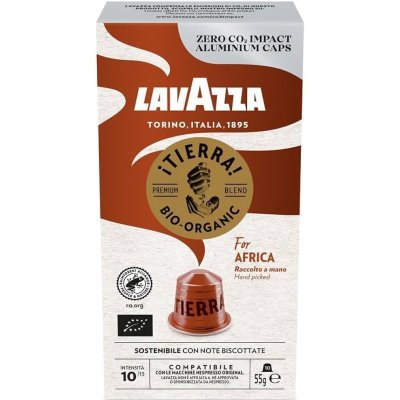 Lavazza Tierra Africa Bio Alu Kapsle do Nespresso 10 ks – Zboží Mobilmania