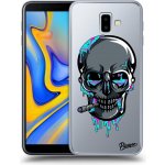 Pouzdro Picasee silikonové Samsung Galaxy J6+ J610F - EARTH - Lebka 3.0 čiré – Zboží Mobilmania