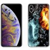 Pouzdro a kryt na mobilní telefon Apple Pouzdro mmCase Gelové iPhone XS Max - voda a oheň