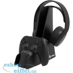 SNAKEBYTE PS5 Dual Charge 5 & Headset Stand black