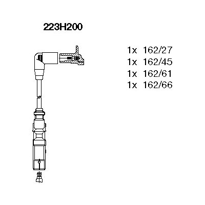 223H200 BREMI Sada kabelů pro zapalování – Zboží Mobilmania