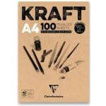 Clairefontaine Skicák Kraft 120g m2 50 listů A4 – Sleviste.cz