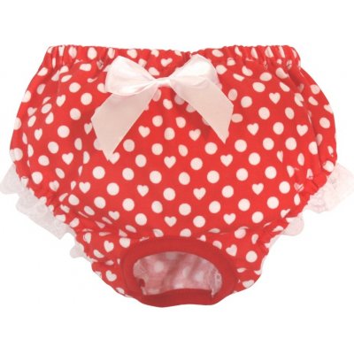 Hara kalhotky s růžovými puntíky a krajkou M 30/35 cm – Hledejceny.cz