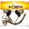 Dětský karnevalový kostým Tygr set čelenka s motýlkem a ocasem