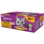 Whiskas 1+ ragú Adult drůbeží výběr v želé 80 x 85 g – Zbozi.Blesk.cz