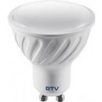 GTV LED, A-G, SMD 2835, 6400K, GU10, 7,0W, AC180-250V, 50-60Hz, 120°, 550lm, 61mA – Zboží Mobilmania