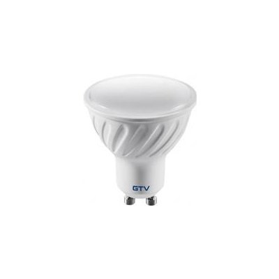 GTV LED, A-G, SMD 2835, 6400K, GU10, 7,0W, AC180-250V, 50-60Hz, 120°, 550lm, 61mA