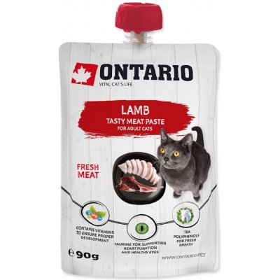 Ontario Cat Lamb Fresh Meat Paste 8 x 90 g – Zbozi.Blesk.cz