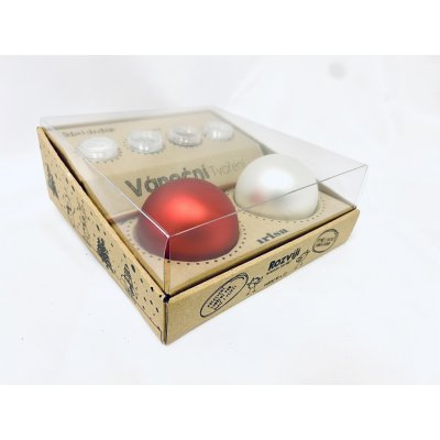 Irisa Kreativní sada vánoční tvoření KS29 Velikost: 7 cm Balení: 1 ks Barva: bílá;červená – Zboží Dáma