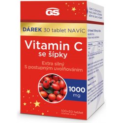 GS Vitamin C1000 se šípky 100+30 tablet