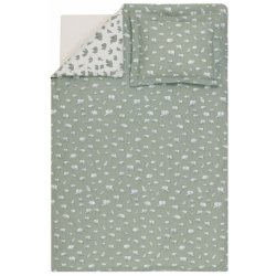 Yataş Bedding Renforcé dětské povlečení Poovey s prostěradlem světle zelené 160 x 220 cm