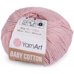 Pletací příze Baby Cotton 50 g - (413) pudrová