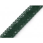 Prima-obchod Krajka / vsadka paličkovaná šíře 30 mm, barva 4 zelená tmavá – Sleviste.cz
