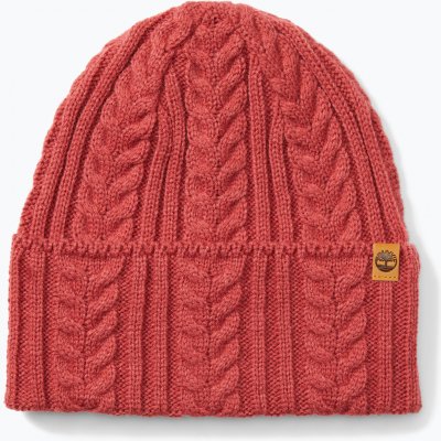 Timberland Dámská zimní čepice Cable Beanie garnet rose – Hledejceny.cz