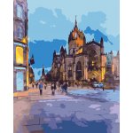 ZUTY Malování podle čísel POHLED NA KATEDRÁLU ST GILES V EDINBURGHU Rozměr 80 x 100 cm Rámování vypnuté plátno na rám – Hledejceny.cz