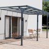 Pergola Covernit Hliníková pergola Vilste 4,35 x 3,04 x 2,46 m antracit čirá