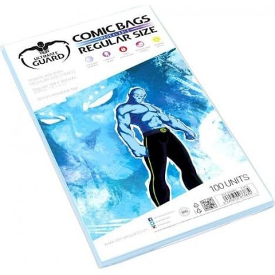 Ultimate Guard Obaly na komiksy Comic Bags zavírací (UG) 18,4 x 26,8 cm, 100ks – Hledejceny.cz