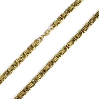 BM Jewellery Pánský řetízek z chirurgické oceli gold S1056110 – Hledejceny.cz