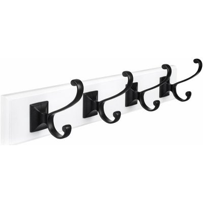 Walteco 8606 4 háčky bílý MDF / matný černý – Hledejceny.cz