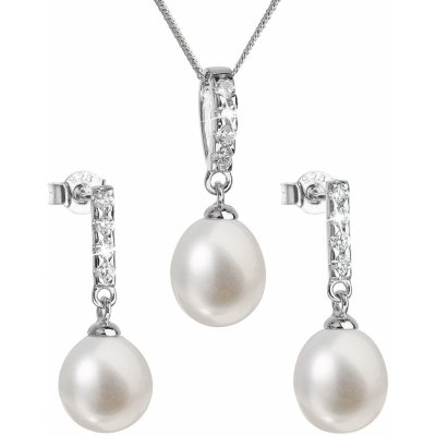 Evolution Group perlová souprava z říčních perel bílá 29032.1 – Zboží Mobilmania