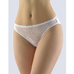 Gina kalhotky bokové brazilky šité s krajkou jednobarevné La Femme 2 16102P bílá – Hledejceny.cz