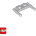 LEGO® 3839b Podložka 1x2 s Tyčemi po stranách Světle-Šedá – Hledejceny.cz