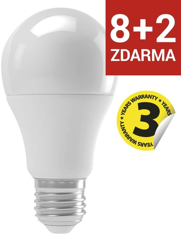 Emos LED žárovka Classic A60 E27 14W teplá bílá 8+2