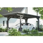 Konsta Přístřešek na auto 304 x 500 cm břidlicově šedý – Hledejceny.cz