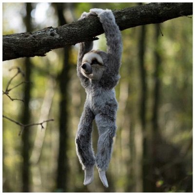 Eco-Friendly Uni-Toys Lemur se suchým zipem 21 cm – Zboží Mobilmania