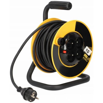 Gumový prodlužovací kabel na bubnu 25m/4zásuvka 3x2,5mm2 IP44 Thorsman  Advanced Schneider Electric IMT33150