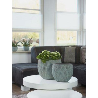 Ter Steege Váza široká Fay blue gold D29x16 H24 – Hledejceny.cz