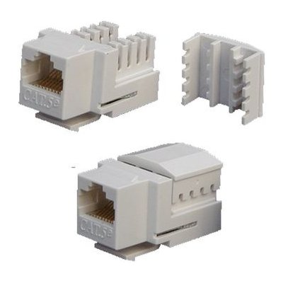 DATACOM Keystone UTP RJ45 Cat5E Dual MINI bílý, 4011 – Hledejceny.cz