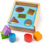 Bigjigs motorická vhazovací Krabička s tvary – Hledejceny.cz